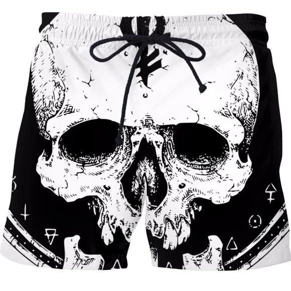 Skull Swim Trunks - Picture 1 of 4